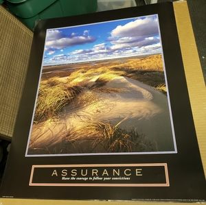 Large loose life quote art print